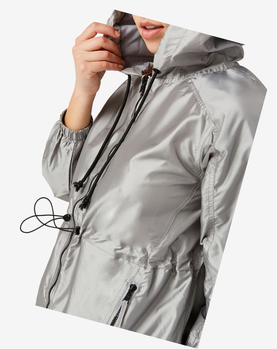 Fila Elle Parka Jacket 030 Silversconce | MGOSW-1502