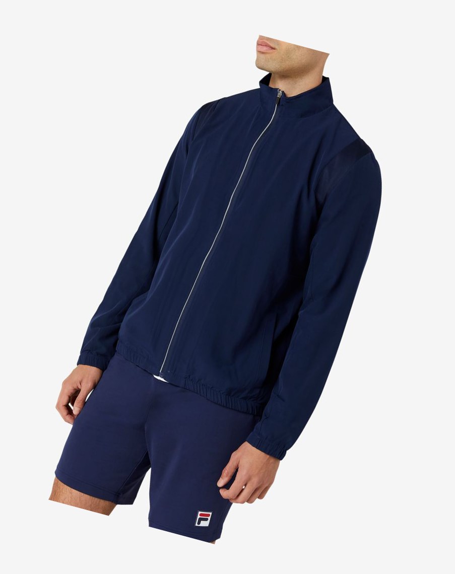 Fila Essentials Jacket Granatowe | CKWMI-0579