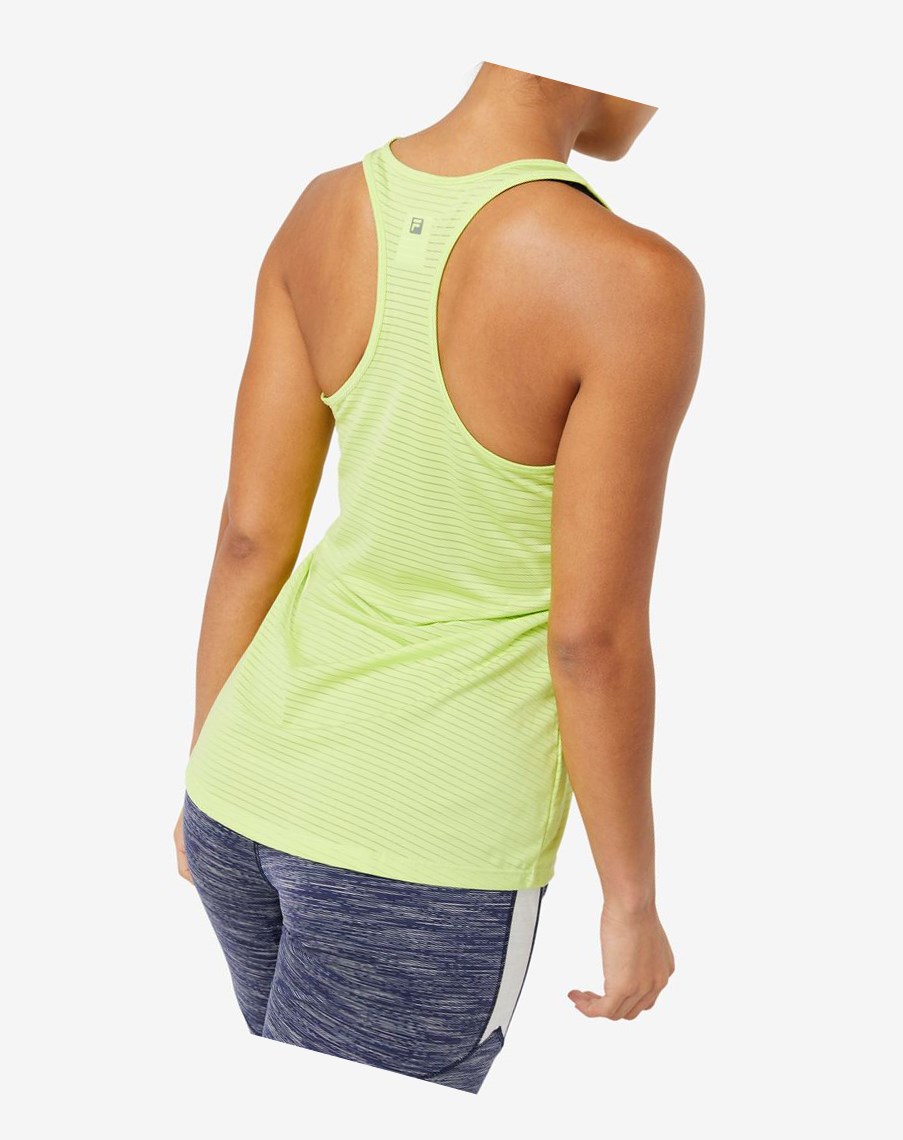 Fila Essentials Racerback Tank 540 Wildlime | OQMCY-4108