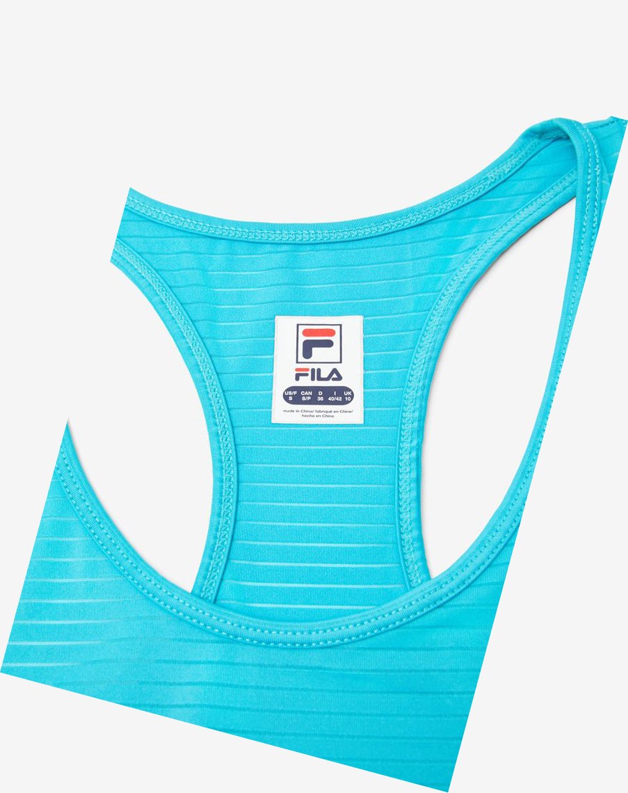 Fila Essentials Racerback Tank Turkusowe | VNCWU-5193