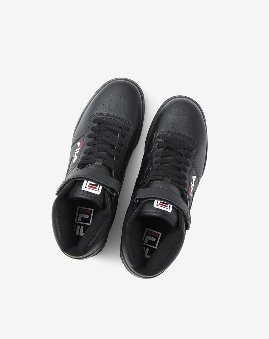 Fila F-13 Sneakers Czarne Białe Czerwone | BHAVK-7634