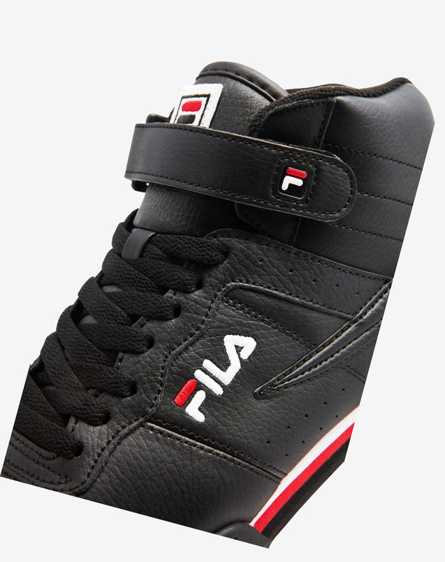 Fila F-13 Sneakers Czarne Białe Czerwone | BHAVK-7634