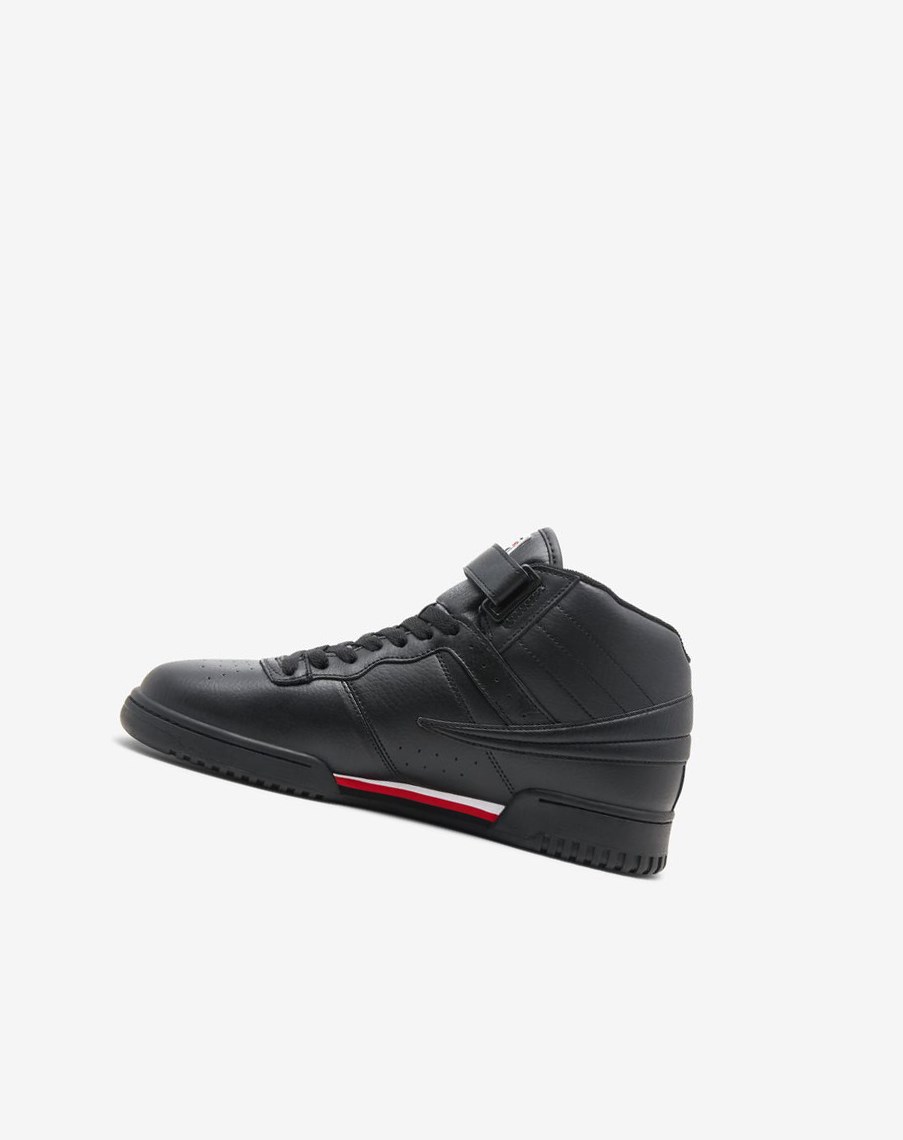 Fila F-13 Sneakers Czarne Białe Czerwone | JLSAG-4806