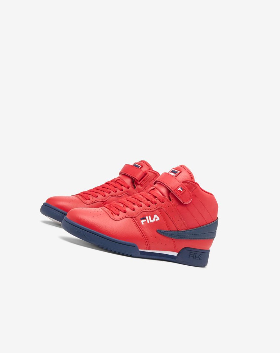 Fila F-13 Sneakers Czerwone Granatowe Białe | SRMQK-0564