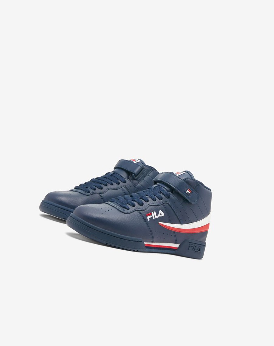 Fila F-13 Sneakers Granatowe Białe Czerwone | ENTFG-9582