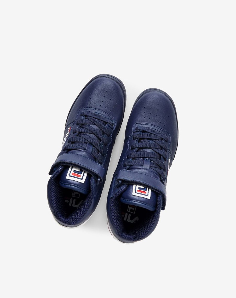 Fila F-13 Sneakers Granatowe Białe Czerwone | UARBP-2381