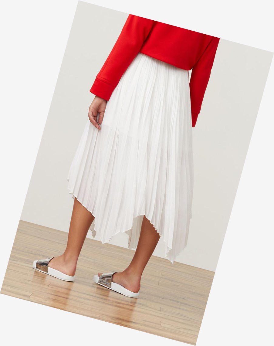 Fila Fila Milano Chiffon Skirt Off-white | PDGVF-6234