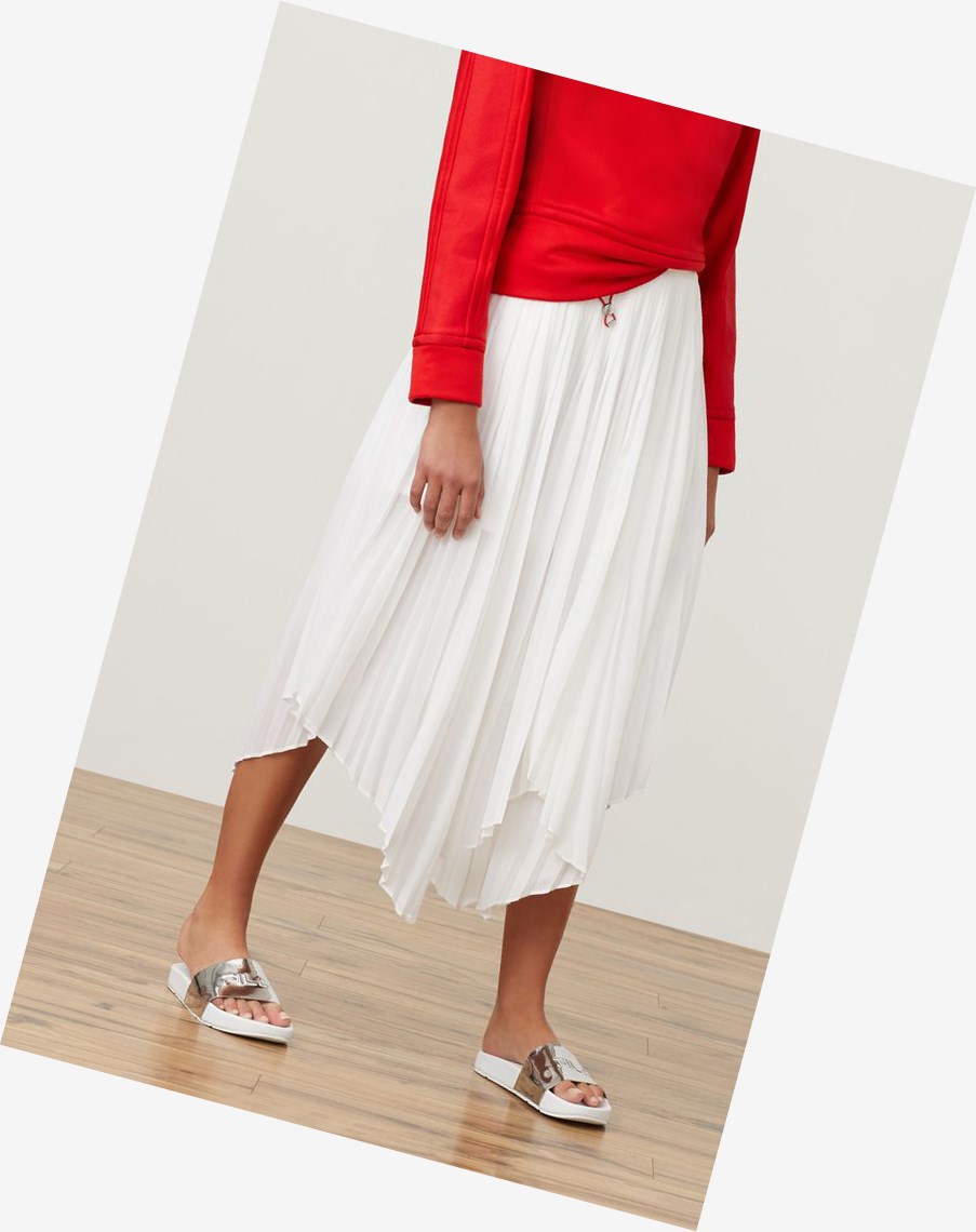 Fila Fila Milano Chiffon Skirt Off-white | PZVDC-1840