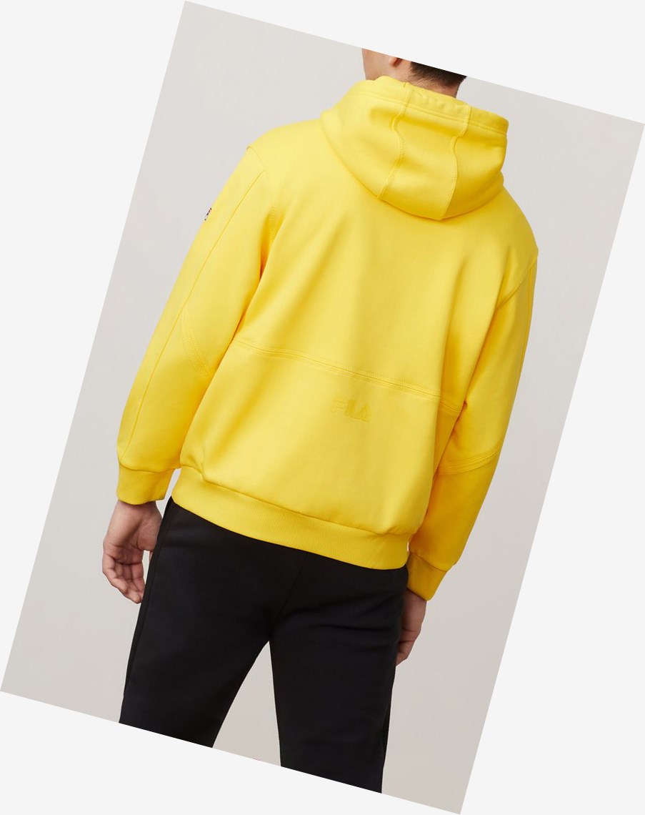 Fila Fila Milano Hoodie Żółte | KOXPL-5813