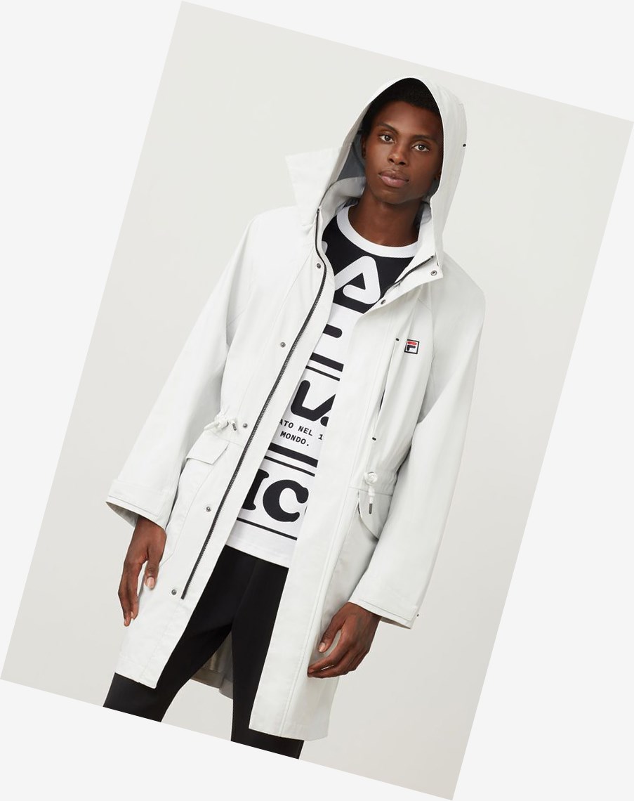 Fila Fila Milano Long Woven Jacket Szare | YLNGK-7541