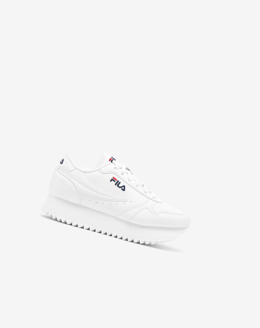 Fila Fila Orbit Sneakers Białe Granatowe Czerwone | WEDJX-0945