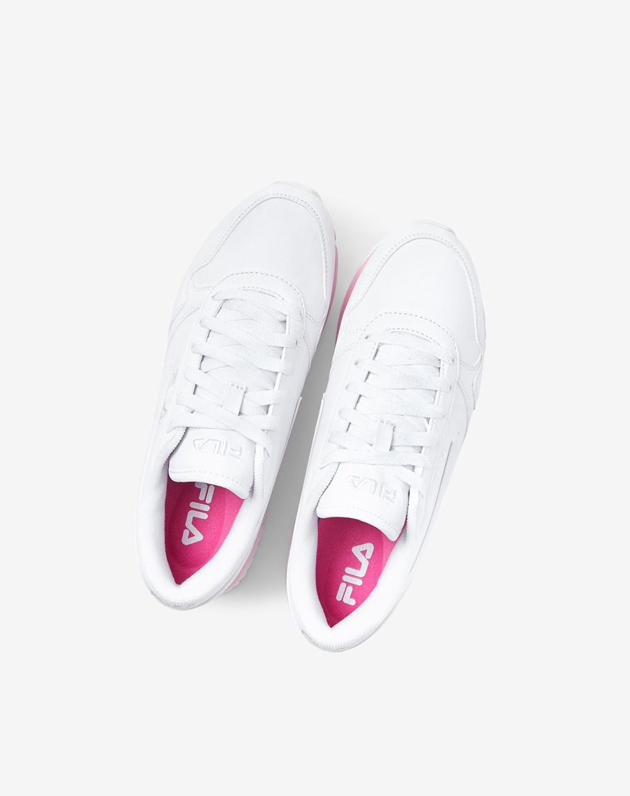 Fila Fila Orbit Stripe Sneakers Białe Różowe Różowe | DUKVJ-6035