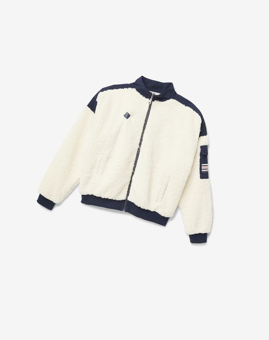 Fila Finsbury Sherpa Jacket Czerwone | MNVSD-6158