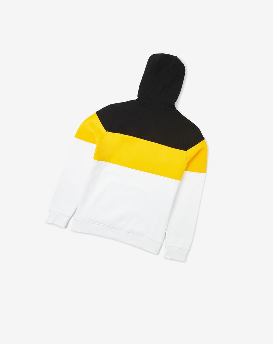 Fila Flamino Hoodie Blk/Gfus/Wht | NIMAQ-7084