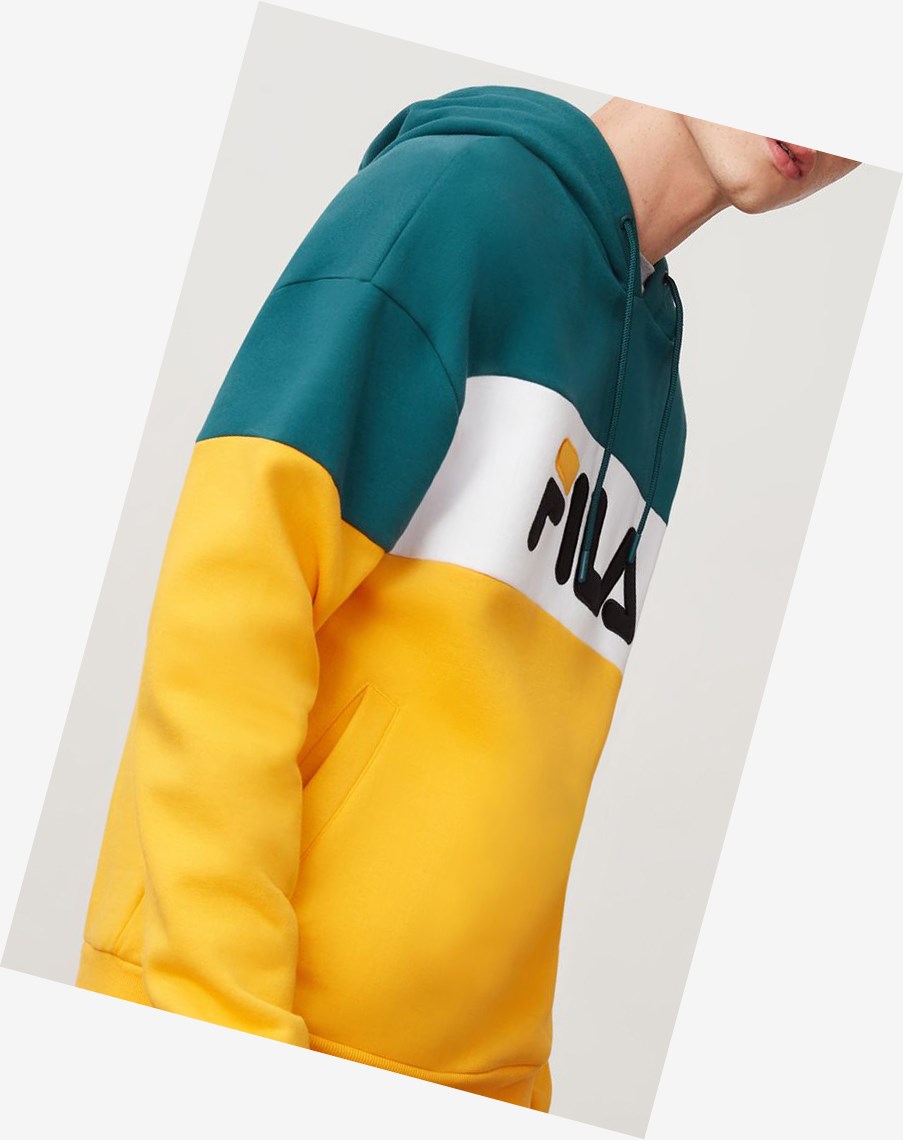 Fila Flamino Hoodie Citr/Atdp/Wht | FQGSC-4659