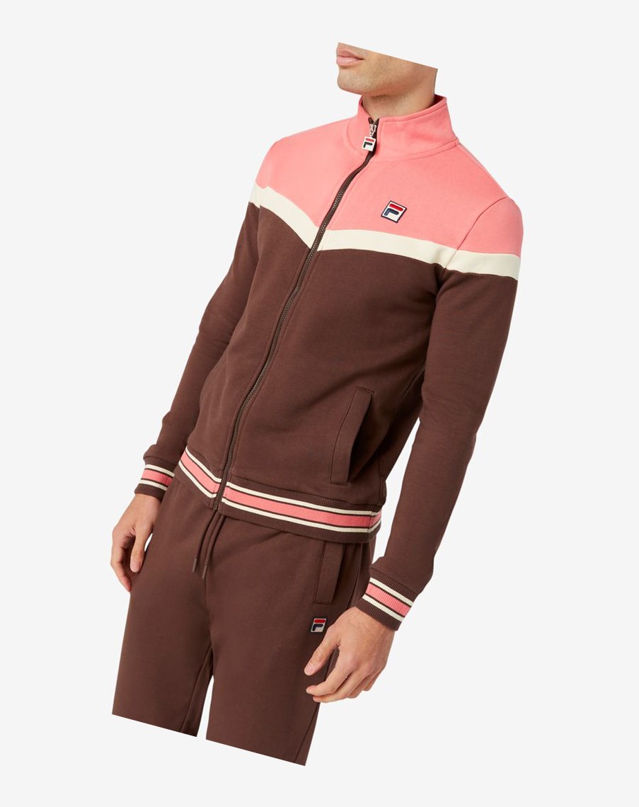 Fila Flint Track Jacket 283 French Toast | EZIDX-4107