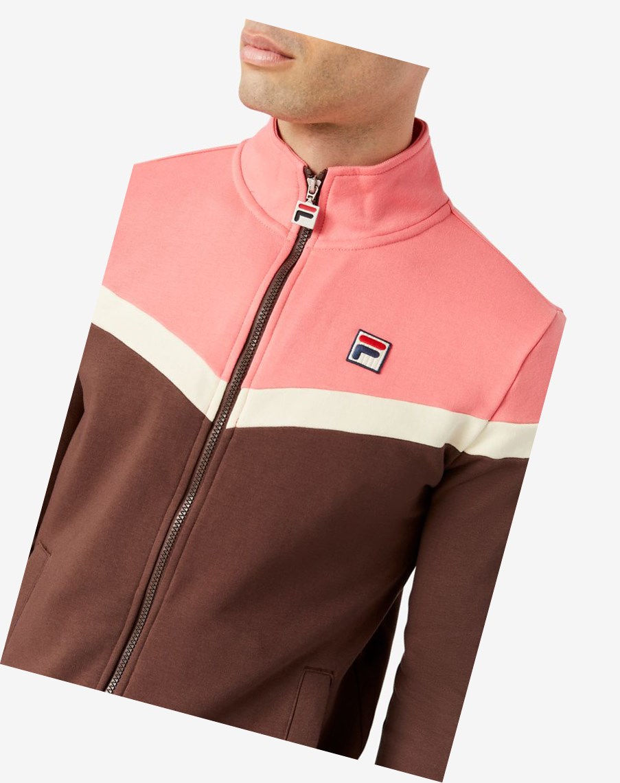 Fila Flint Track Jacket 283 French Toast | WKUXZ-9687