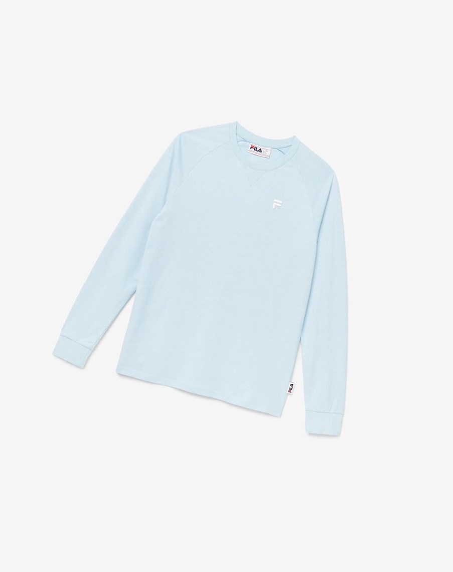 Fila Flynn Long Sleeve Tee 423 Angel Falls | XJIRH-1362