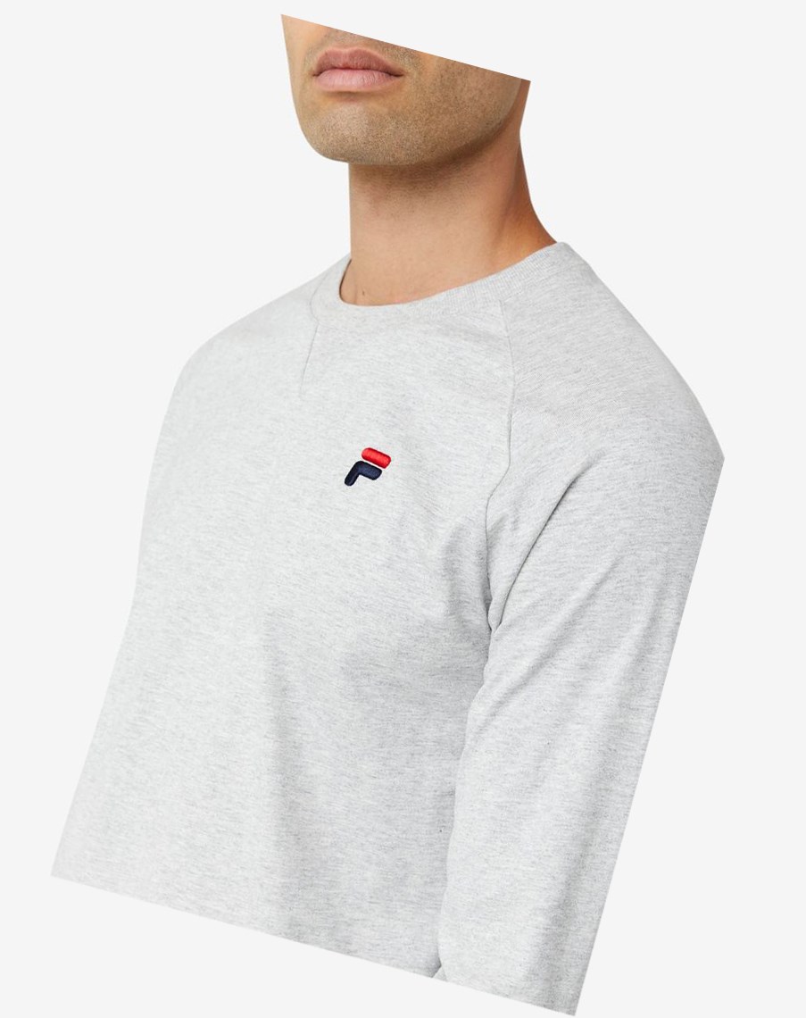 Fila Flynn Long Sleeve Tee Głęboka Szare | MDVPY-7869