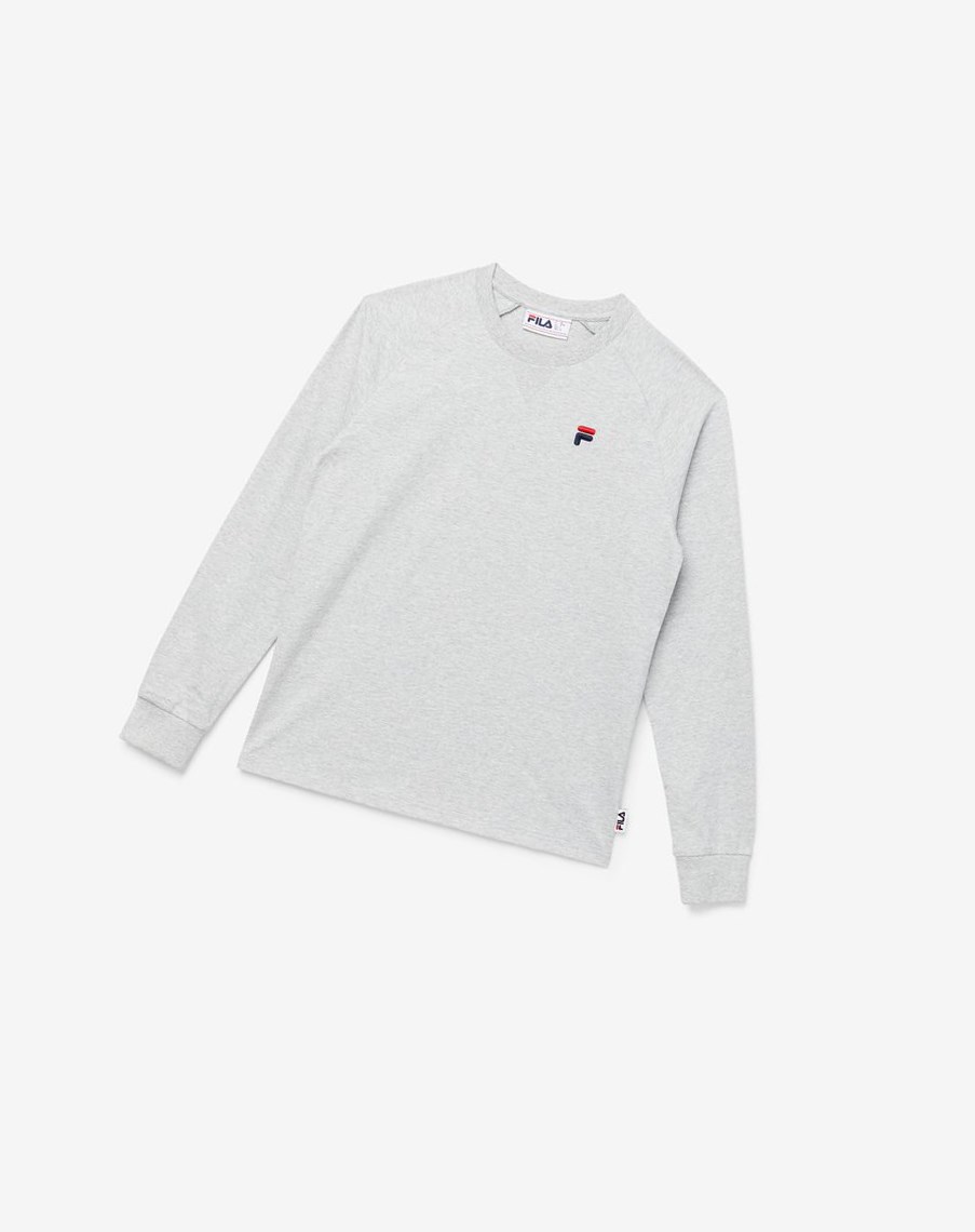 Fila Flynn Long Sleeve Tee Głęboka Szare | MDVPY-7869