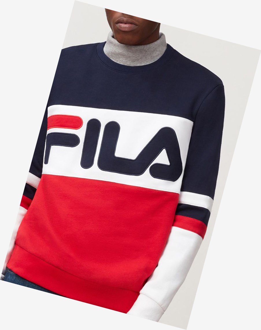 Fila Freddie Sweatshirt Cred/Peac/Wht | CNYTK-3197