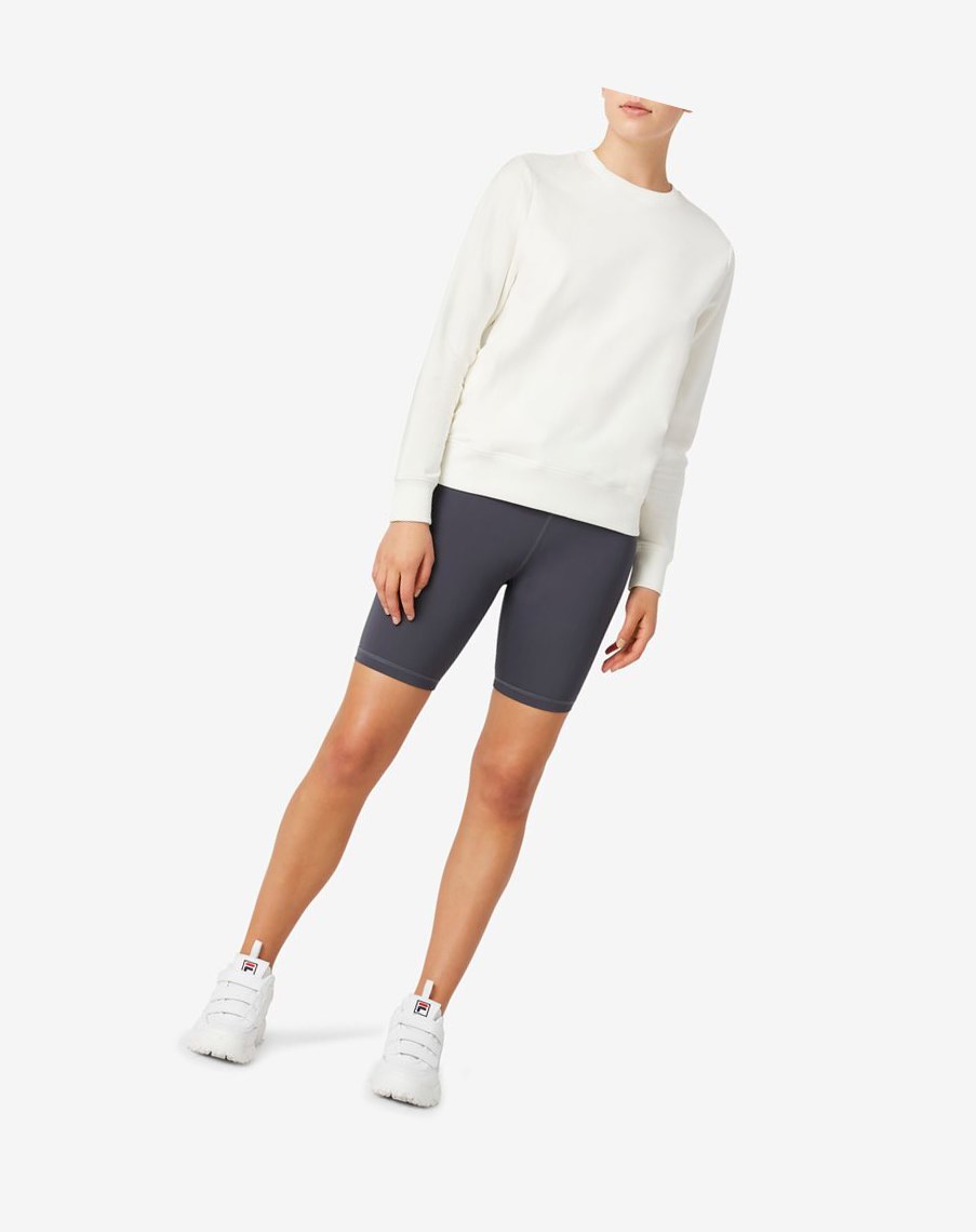 Fila Galatea Sweatshirt Białe | MOVKB-8970