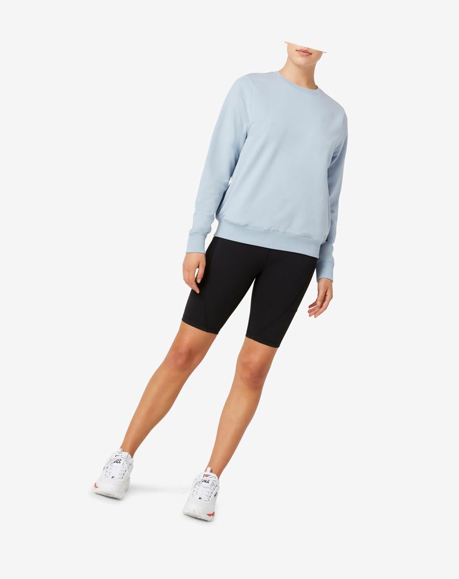 Fila Galatea Sweatshirt Niebieskie | JSCPM-4526