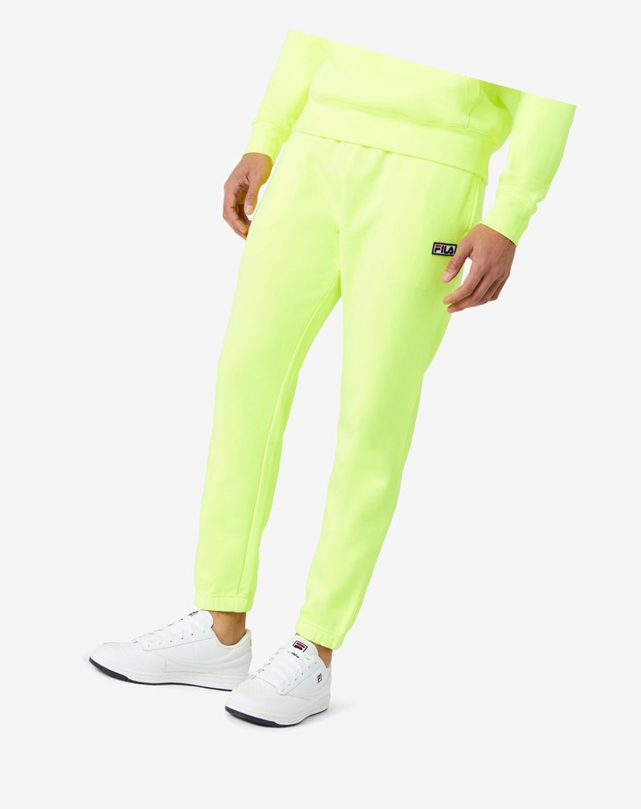 Fila Garin Jogger Żółte Czarne | NLKFD-4903