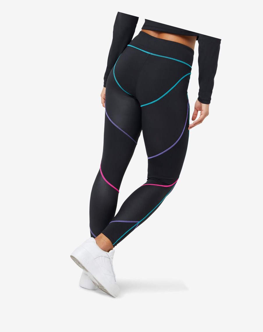 Fila Georgie High Waisted Legging Czarne | LBDSX-1678