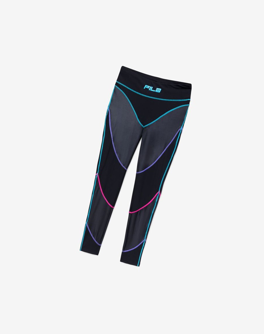 Fila Georgie High Waisted Legging Czarne | LBDSX-1678