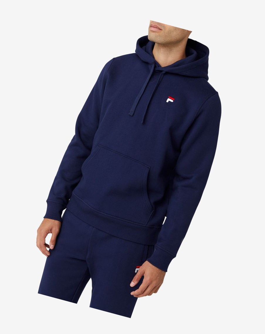 Fila Godfrey Hoodie 410 Peacoat | LQSWN-4573