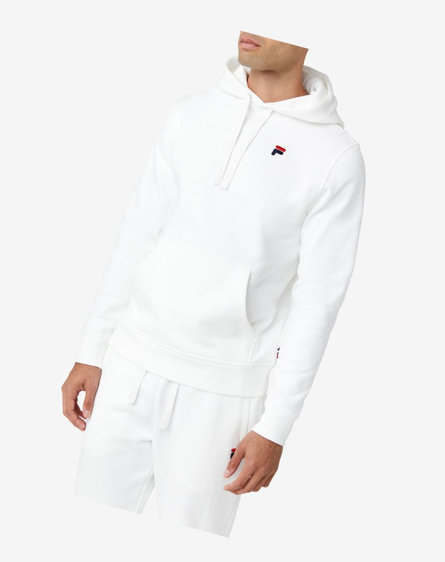 Fila Godfrey Hoodie Białe | CBWRQ-7068