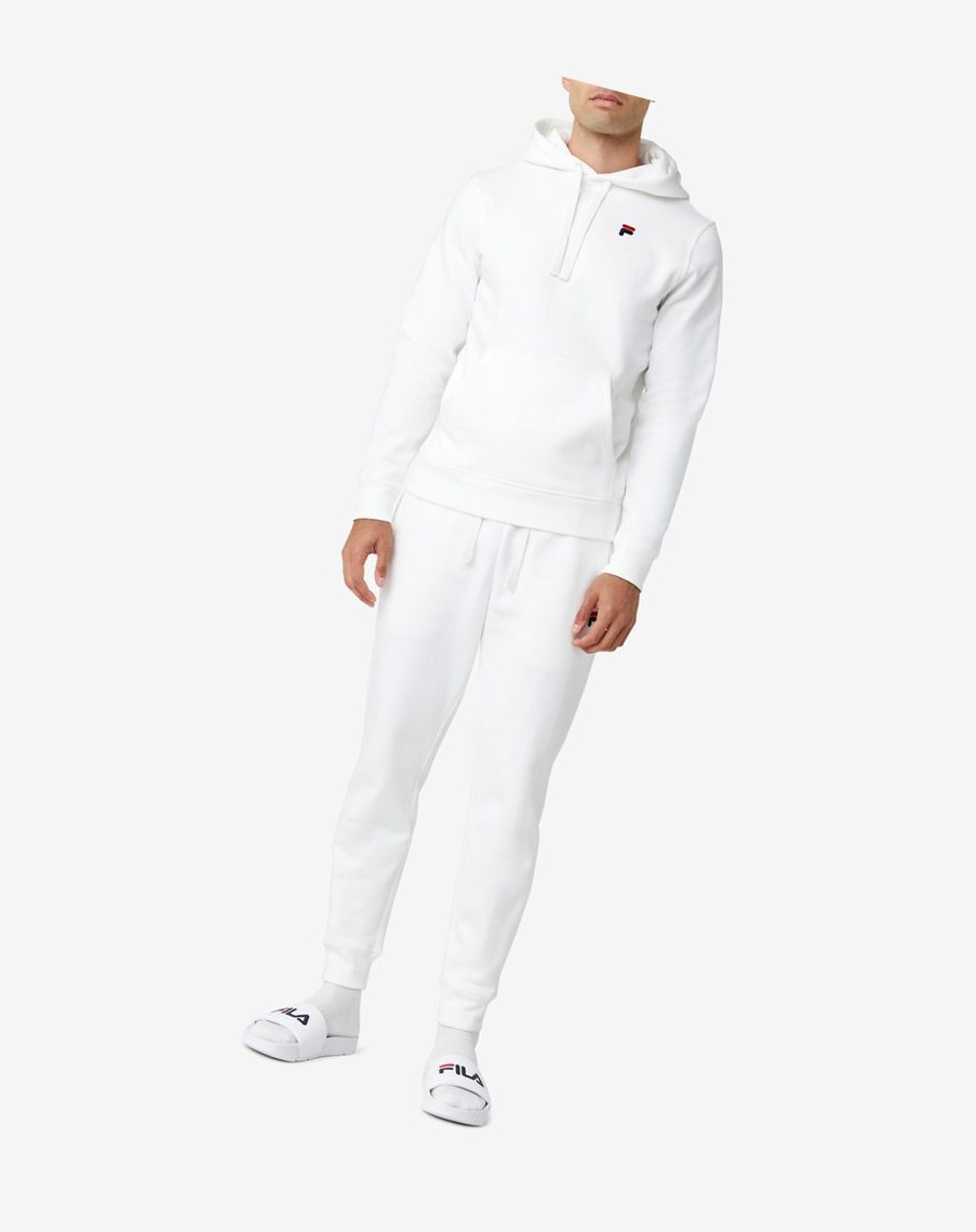 Fila Godfrey Hoodie Białe | CBWRQ-7068