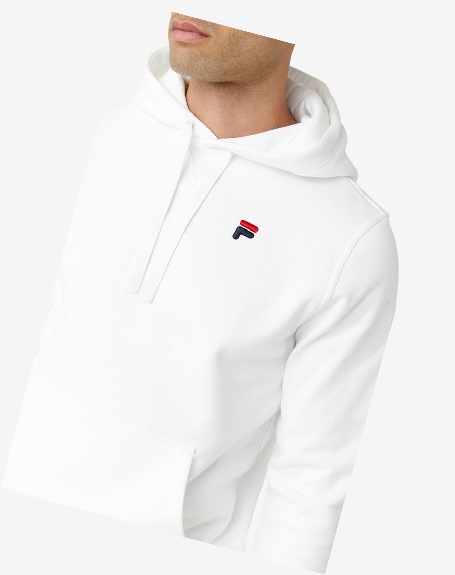 Fila Godfrey Hoodie Białe | CBWRQ-7068