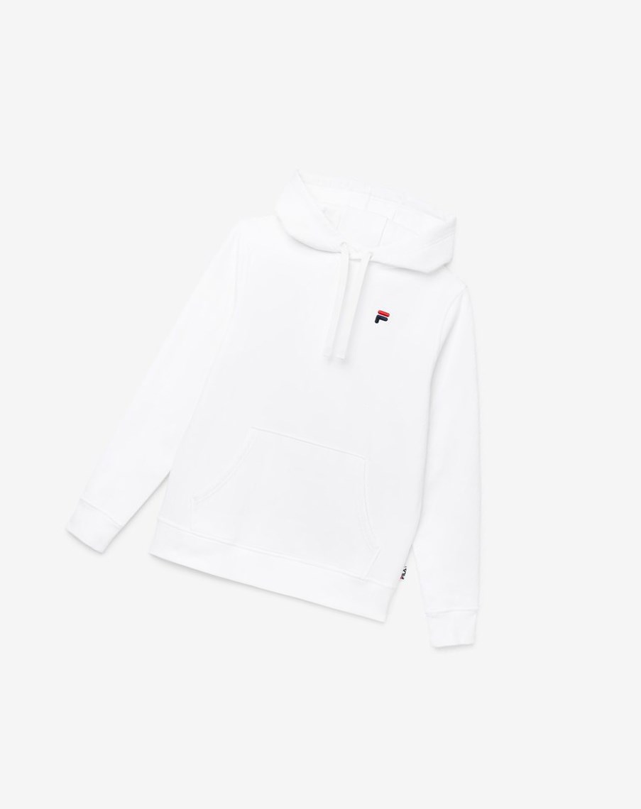 Fila Godfrey Hoodie Białe | CBWRQ-7068