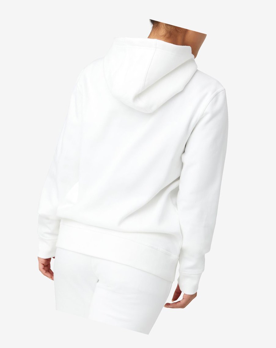 Fila Godfrey Hoodie Białe | NYZKW-3204