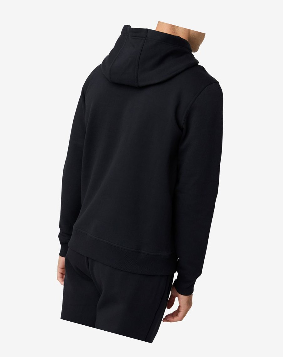 Fila Godfrey Hoodie Czarne | BJUMV-7409