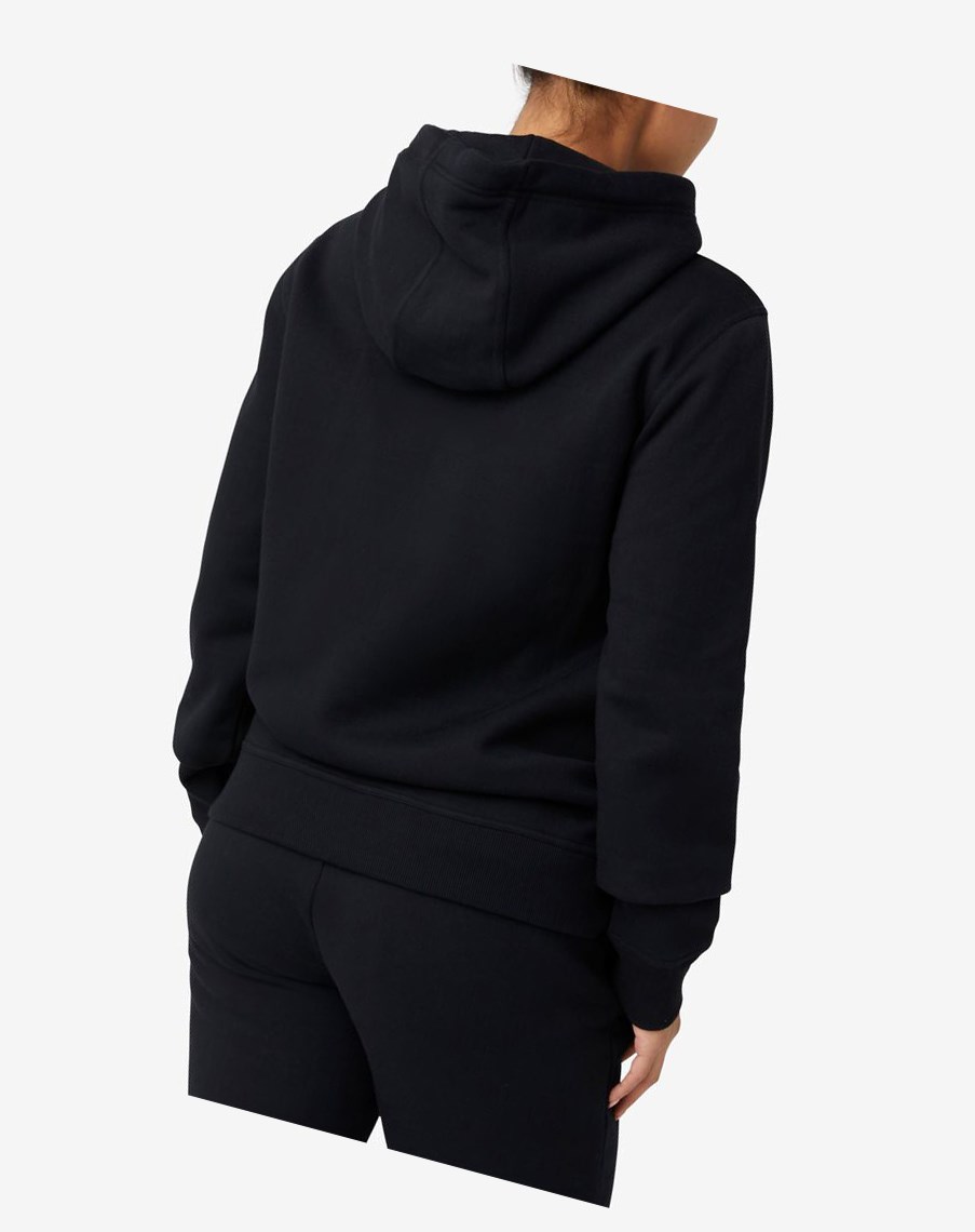 Fila Godfrey Hoodie Czarne | EFNAB-3768