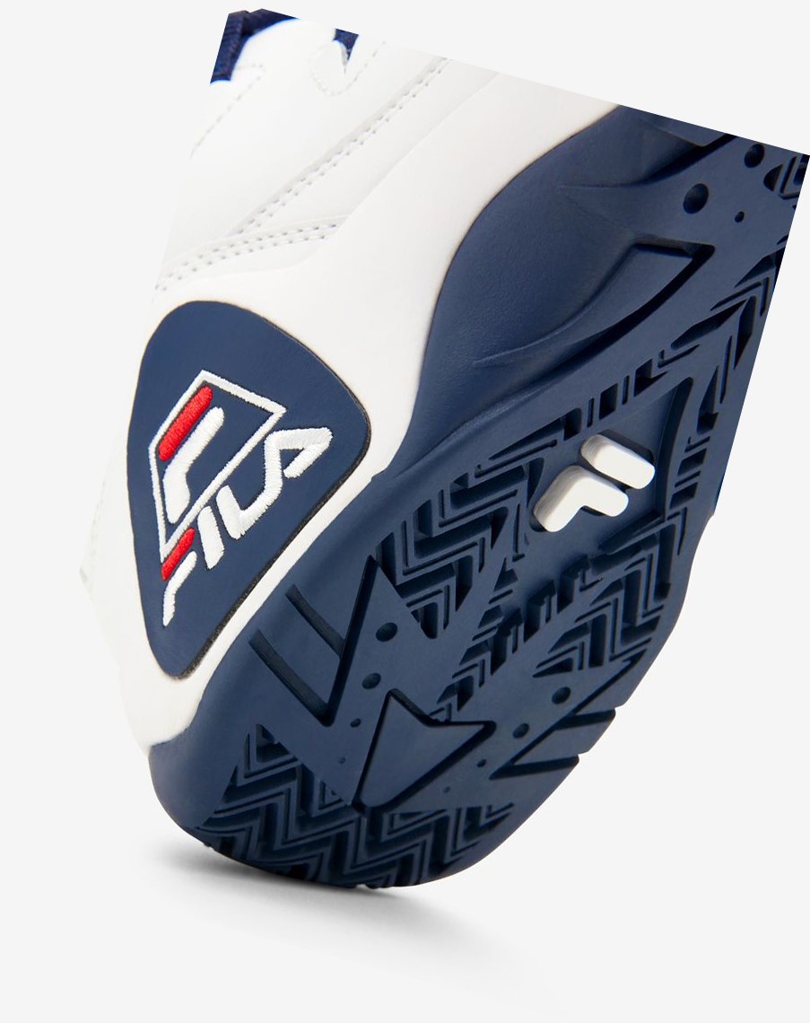 Fila Grant Hill 1 Sneakers Białe Granatowe Czerwone | HVSEU-0534