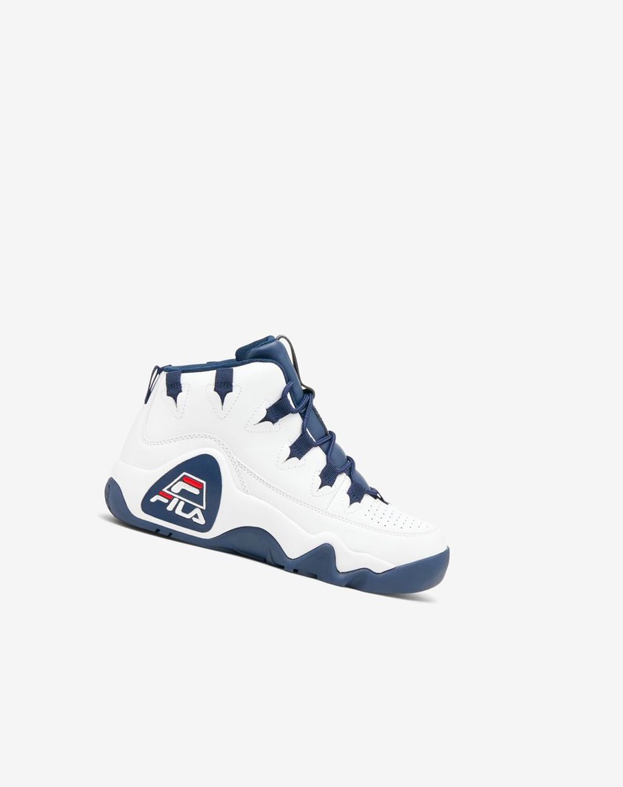 Fila Grant Hill 1 Sneakers Białe Granatowe Czerwone | HVSEU-0534