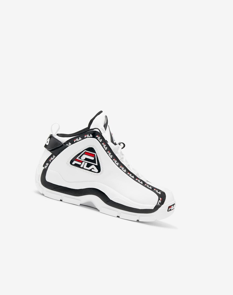 Fila Grant Hill 2 Repeat Sneakers Białe Czarne Czerwone | TFSCJ-3185