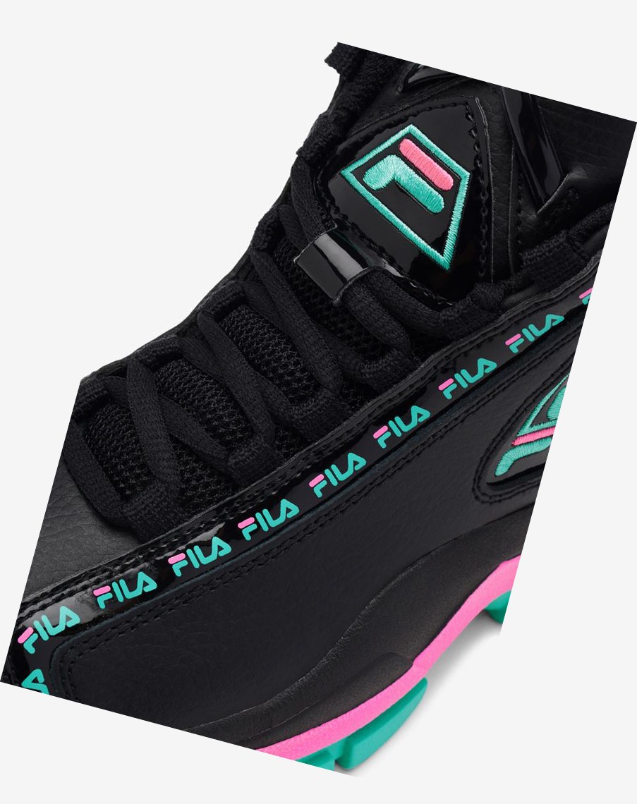 Fila Grant Hill 2 Repeat Sneakers Czarne | EZNRD-4367