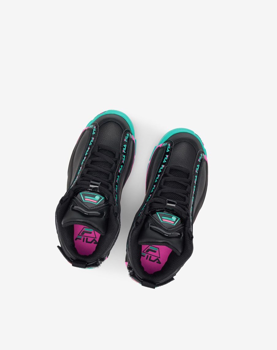 Fila Grant Hill 2 Repeat Sneakers Czarne | EZNRD-4367