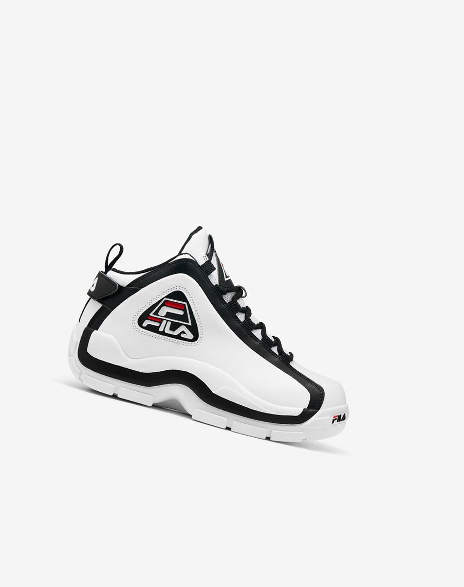 Fila Grant Hill 2 Sneakers Białe Czarne Czerwone | RUOQV-8923