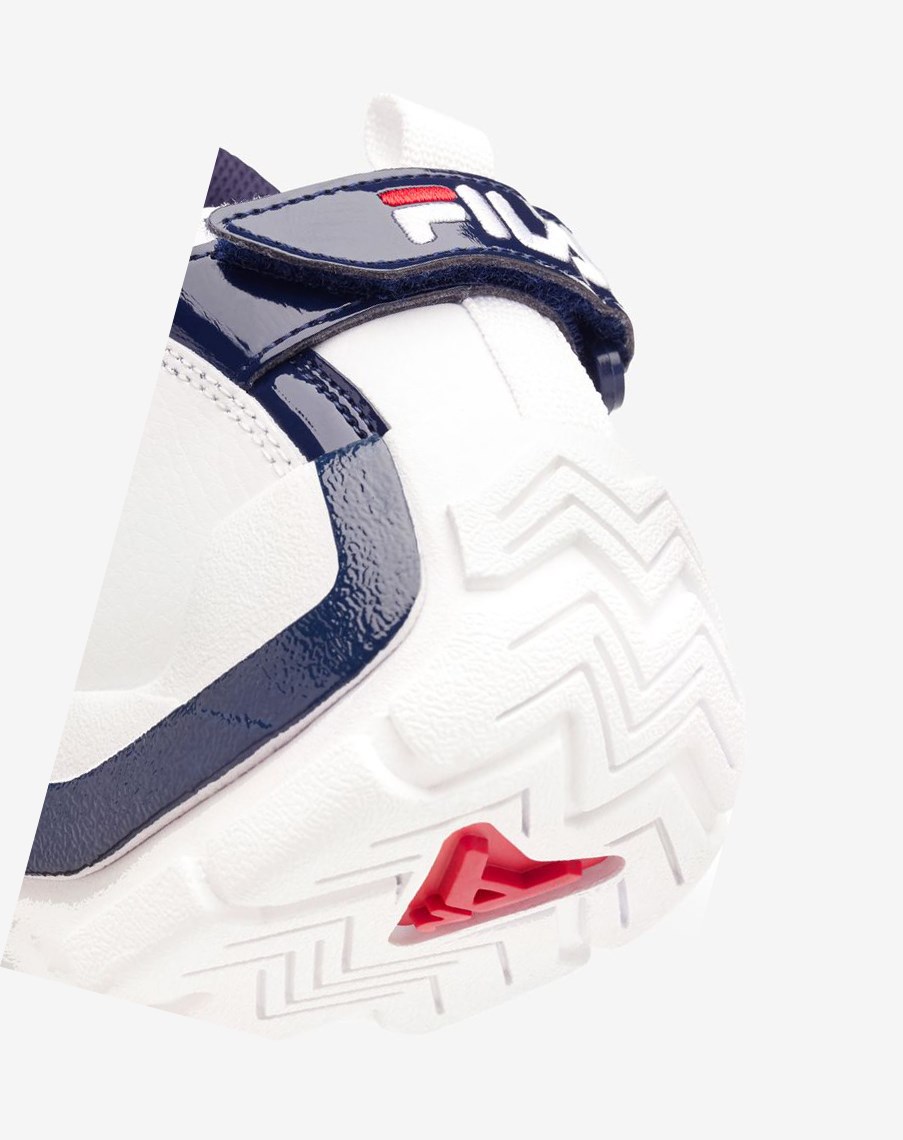 Fila Grant Hill 2 Sneakers Białe Granatowe Czerwone | OXNFH-2974