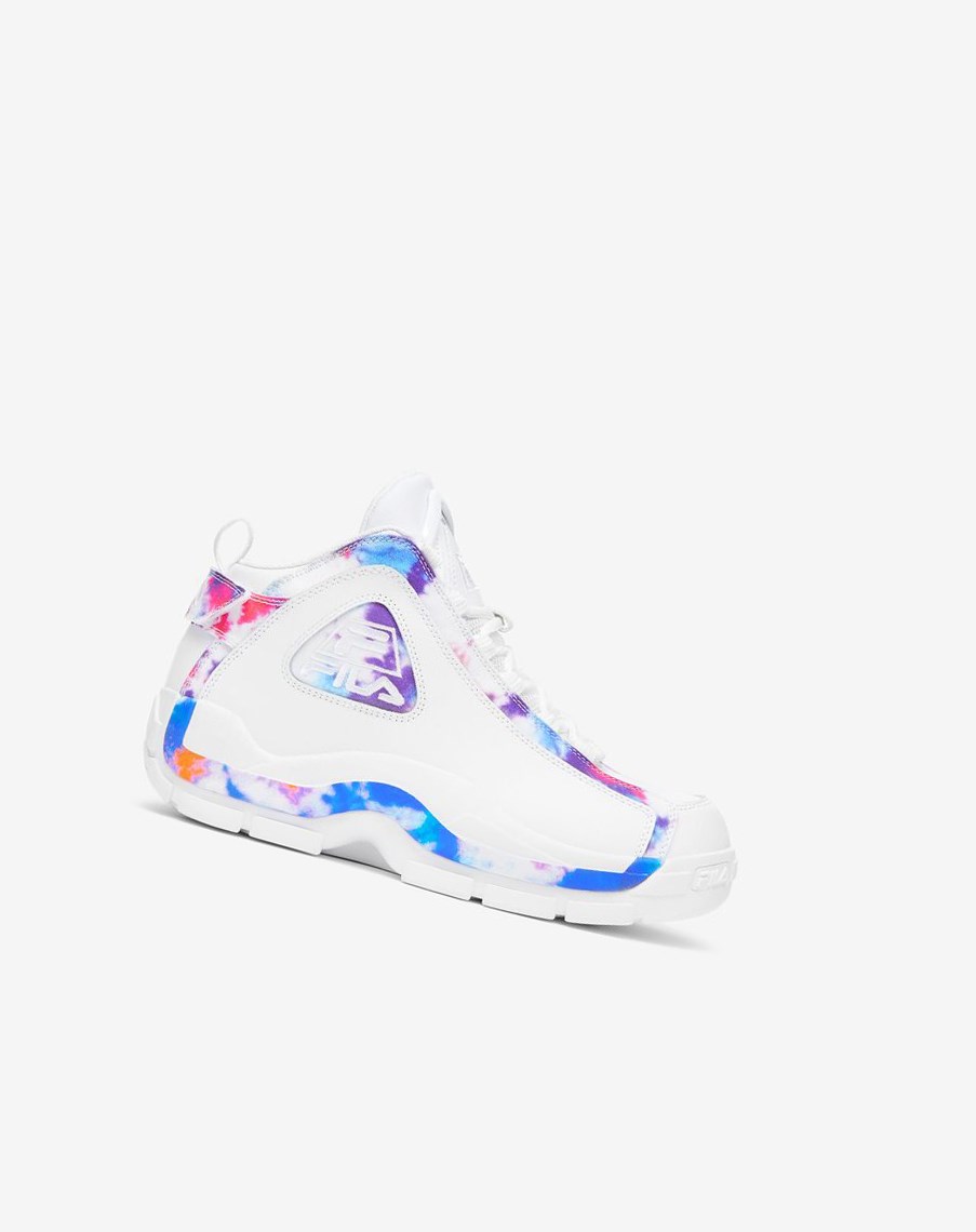 Fila Grant Hill 2 Tie Dye Sneakers Białe | YJZDO-1350