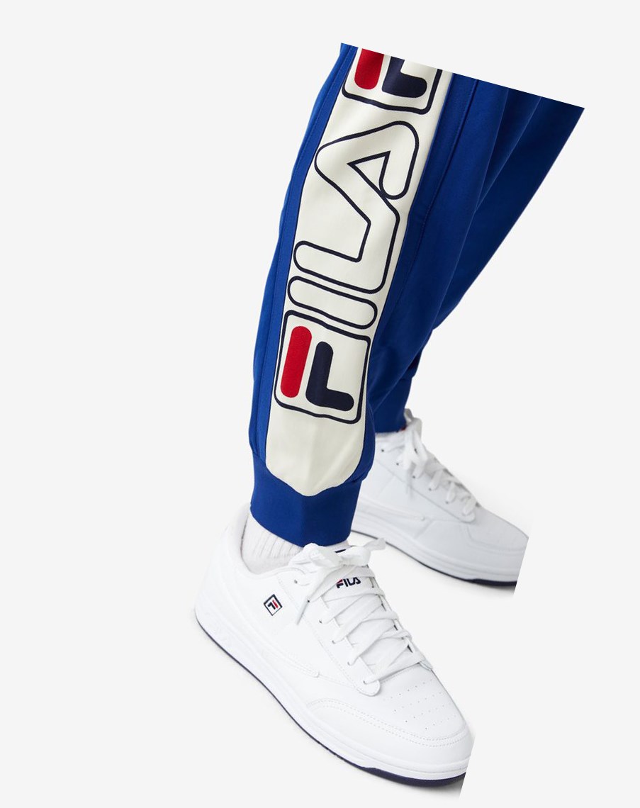 Fila Greene Pant Niebieskie Czerwone | BFCIZ-3917