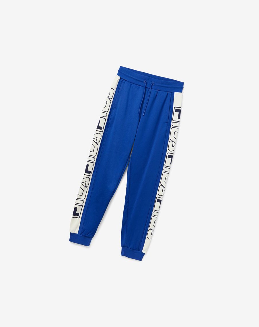 Fila Greene Pant Niebieskie Czerwone | BFCIZ-3917