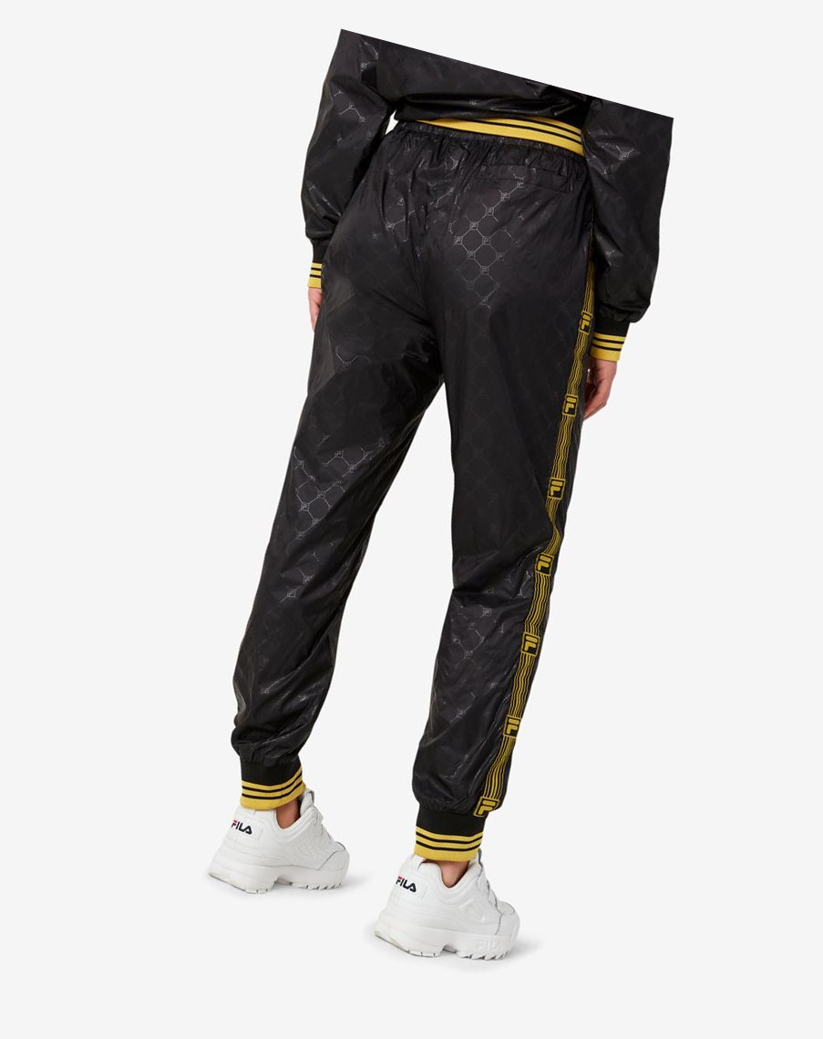 Fila Gregory Pant Czarne | MVNFG-3149