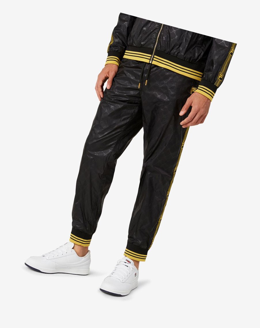 Fila Gregory Pant Czarne | MVNFG-3149